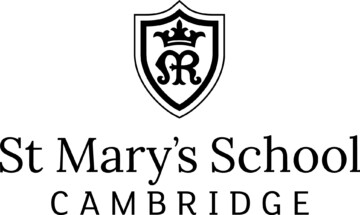 St Mary's School, Cambridge logo - b&w