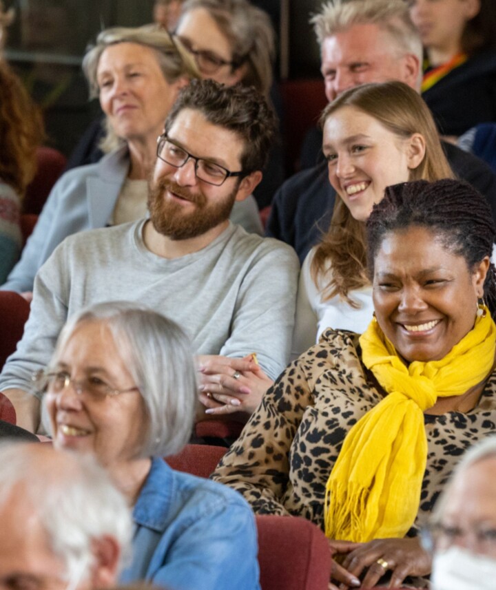 Lady in yellow scarf
